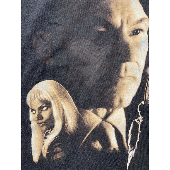 Vintage X-Men Shirt Mens Large Black Marvel Movie Wolverine Storm 90s Made USA - Picture 10 of 13
